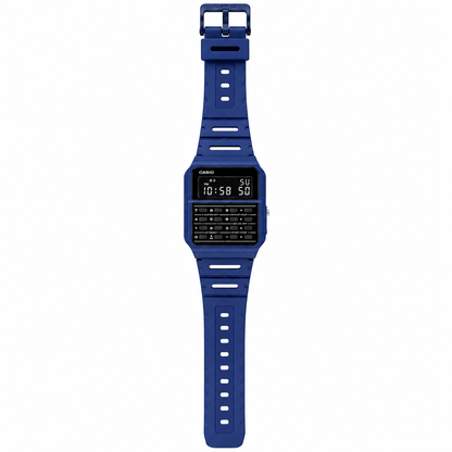 Casio CA-53WF-2B Unisex Calculator Digital Watch, 8-Digit Calculator, Blue