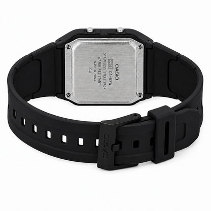 Casio CA-53WF-1B Unisex Calculator Digital Watch, 8-Digit Calculator, Black