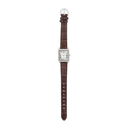 Casio Enticer LTP-V007L-7B2 Women’s Analog Watch, White Dial, Leather Strap