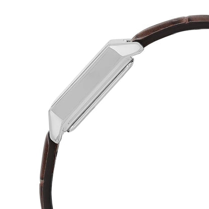 Casio Enticer LTP-V007L-7B2 Women’s Analog Watch, White Dial, Leather Strap