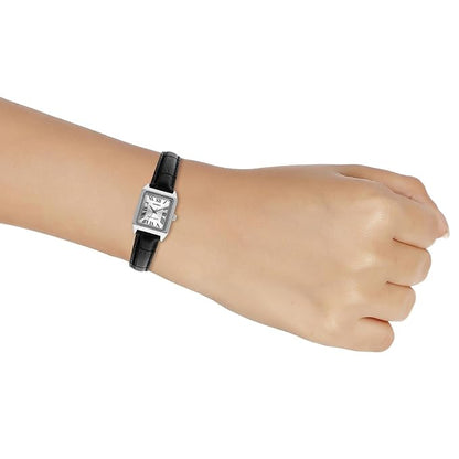 Casio Enticer LTP-V007L-7B1 Women’s Analog Watch, Silver Dial, Leather Strap