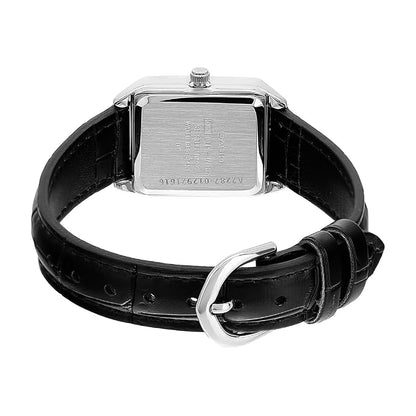 Casio Enticer LTP-V007L-7B1 Women’s Analog Watch, Silver Dial, Leather Strap