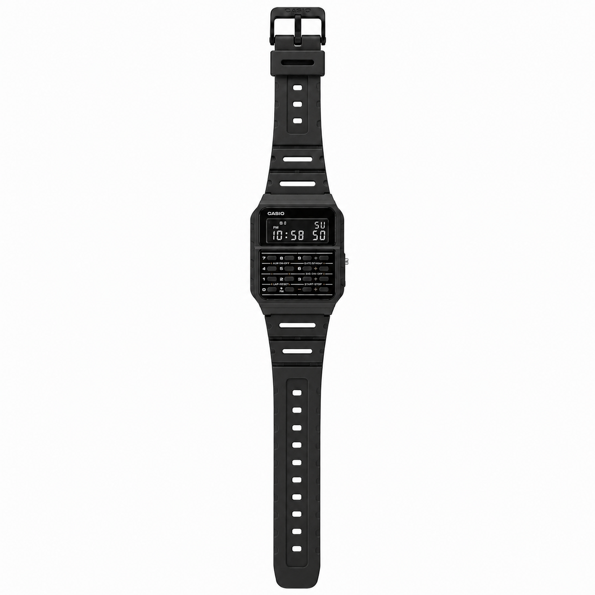 Casio CA-53WF-1B Unisex Calculator Digital Watch, 8-Digit Calculator, Black