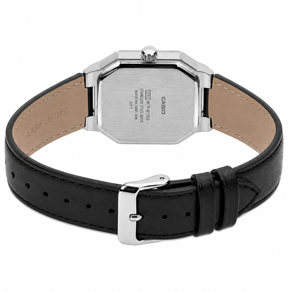 Casio MTP-B195L-3AV Men’s Analog Watch, Green Dial, Leather Strap