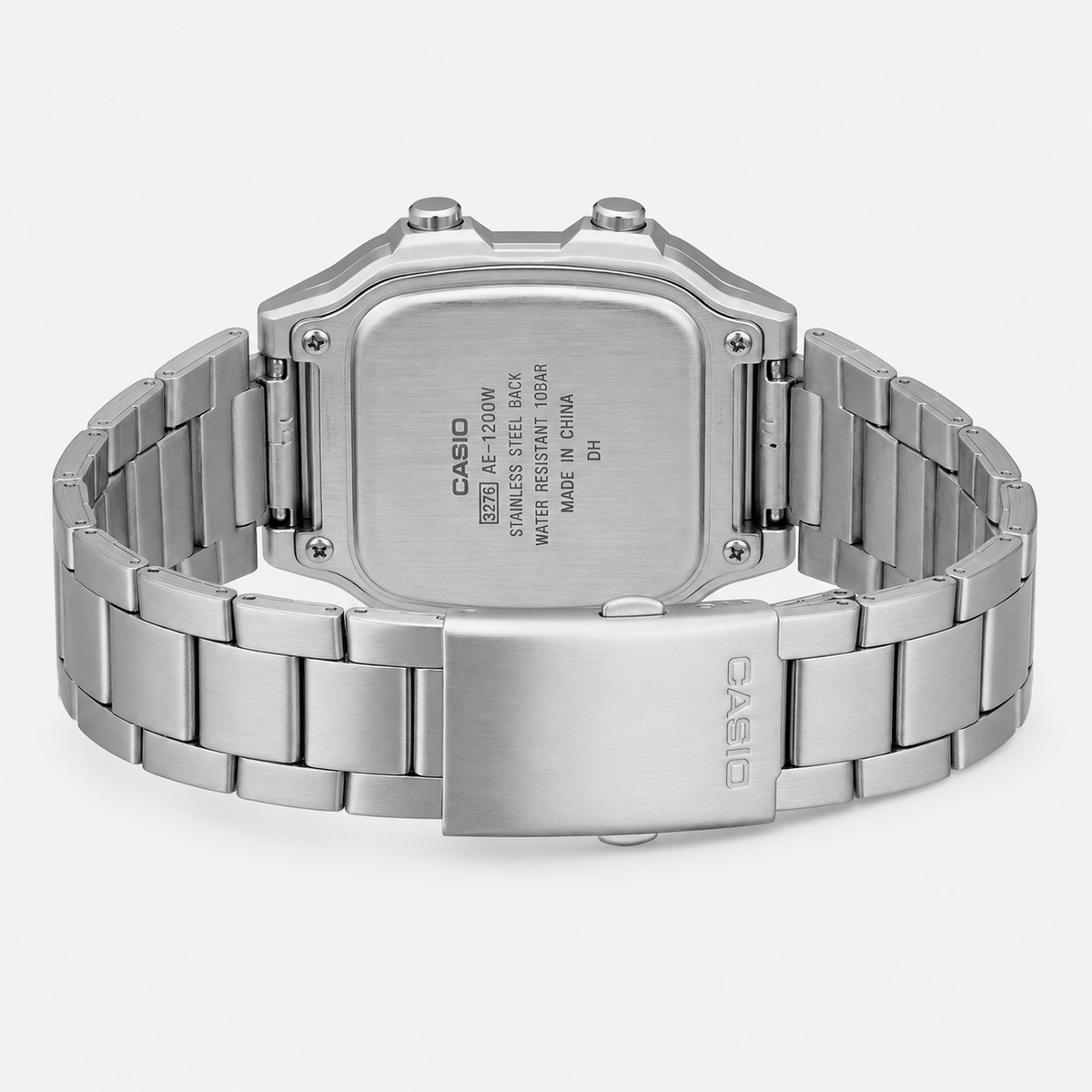 Casio AE-1200WHD-1AV Men’s World Time Digital Watch, Stainless Steel