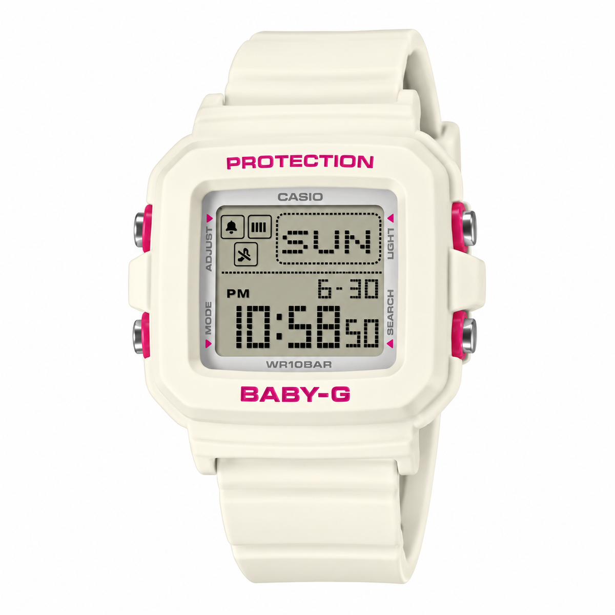 Casio BABY-G BGD-10KH-7 Digital Watch & Heart Holder, 100M
