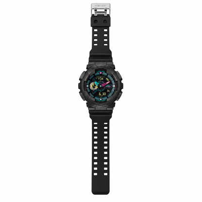 Casio G-SHOCK GA-110MF-1ADR Men’s Analog-Digital Watch, Shock Resistant, Black