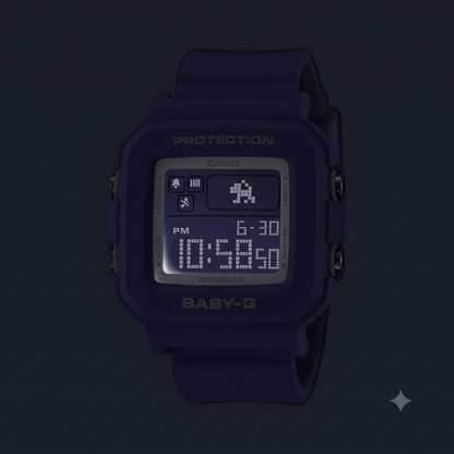 Casio BABY-G BGD-10K-6 Digital Watch & Holder Set, 100M