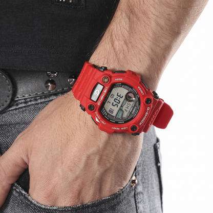 G-SHOCK G-7900A-4DR Men’s Digital Watch, 200M, Moon & Tide Graph, Red