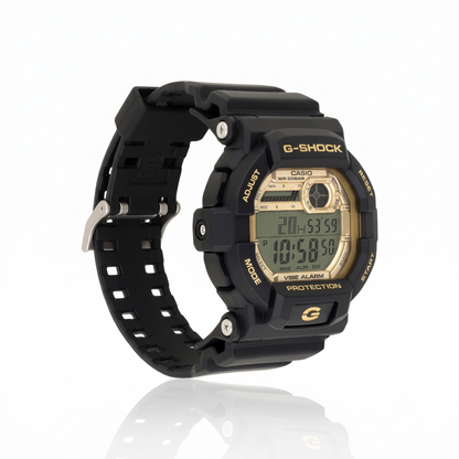 Casio G-SHOCK GD-350GB-1 Digital Watch, 200M, Vibration & Flash Alerts, Black