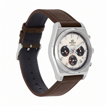 Casio Edifice EFB-730L-7AV Men’s Analog Watch, Chronograph, 100M, Cream