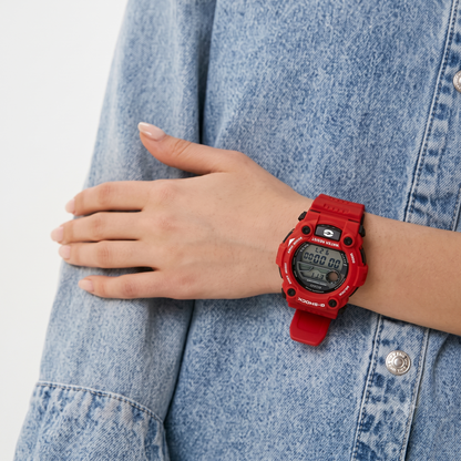 G-SHOCK G-7900A-4DR Men’s Digital Watch, 200M, Moon & Tide Graph, Red