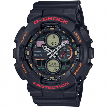 Casio G-SHOCK GA-140-1A4 Men’s Analog-Digital Watch, 200M, Black