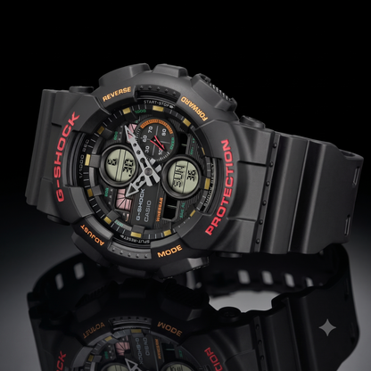 Casio G-SHOCK GA-140-1A4 Men’s Analog-Digital Watch, 200M, Black