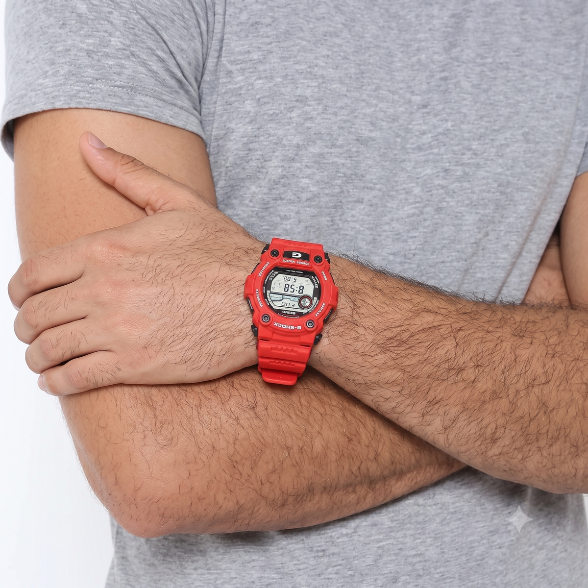 G-SHOCK G-7900A-4DR Men’s Digital Watch, 200M, Moon & Tide Graph, Red