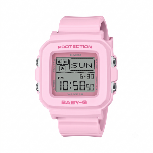 Casio BABY-G BGD-10-4 Digital Watch, 100M Water Resistant, Pink