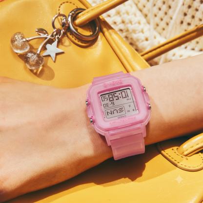 Casio BABY-G BGD-10-4 Digital Watch, 100M Water Resistant, Pink