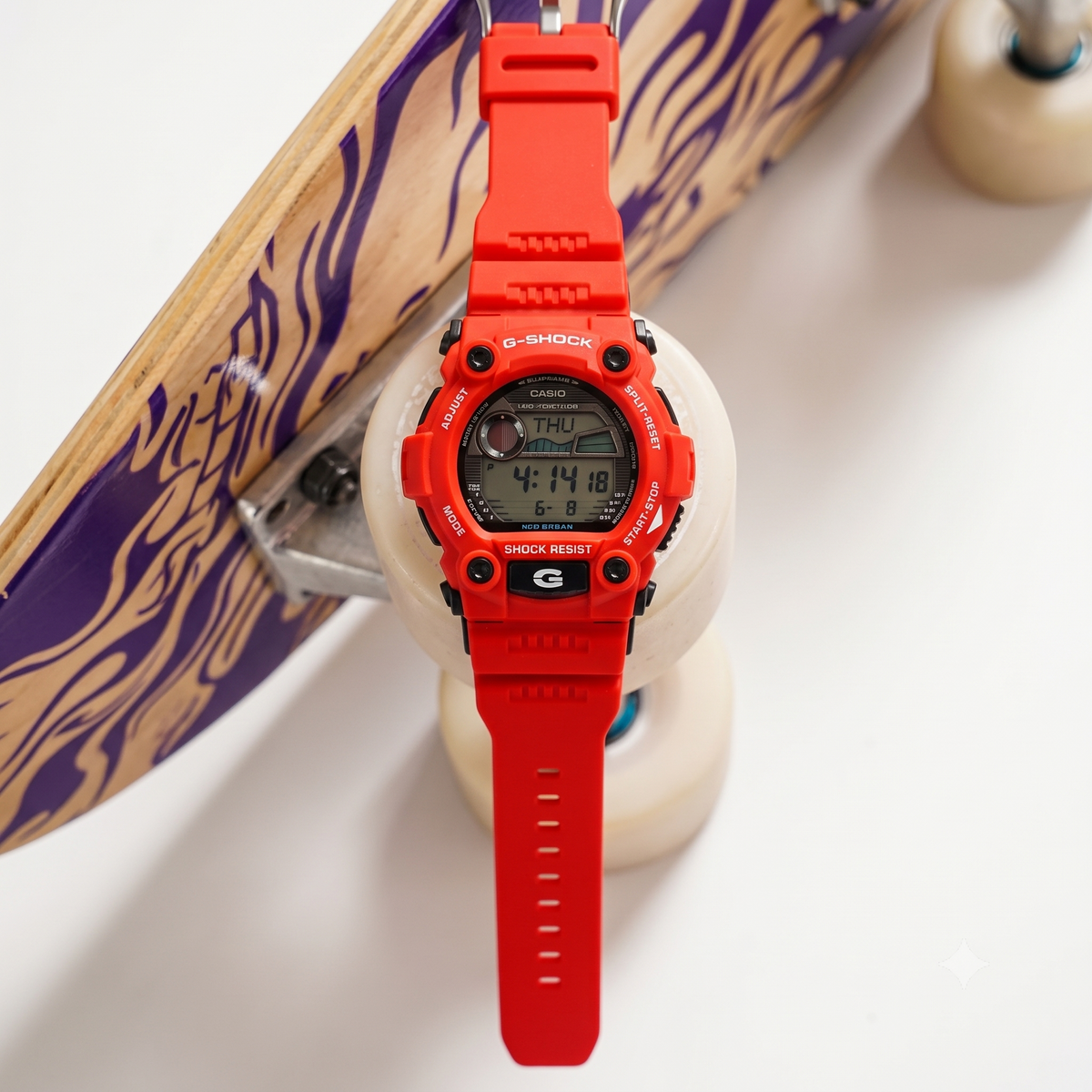 G-SHOCK G-7900A-4DR Men’s Digital Watch, 200M, Moon & Tide Graph, Red