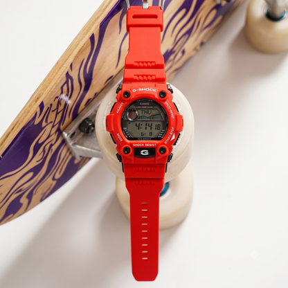 G-SHOCK G-7900A-4DR Men’s Digital Watch, 200M, Moon & Tide Graph, Red