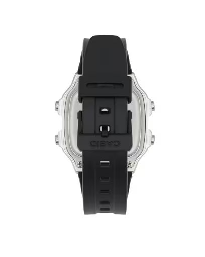 Casio AE-1200WH-1CV Men’s Illuminator Digital Watch, World Time, Black & Silver