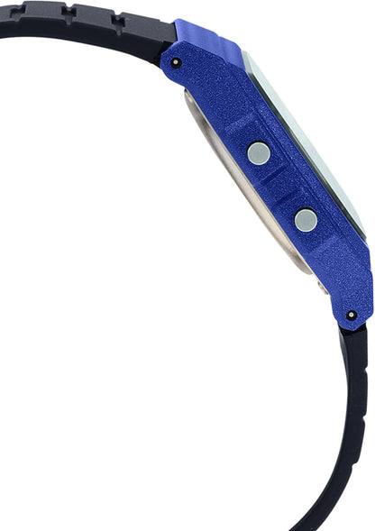 Casio F-91WM-2A Unisex Digital Watch, Blue Retro Design, Resin Strap