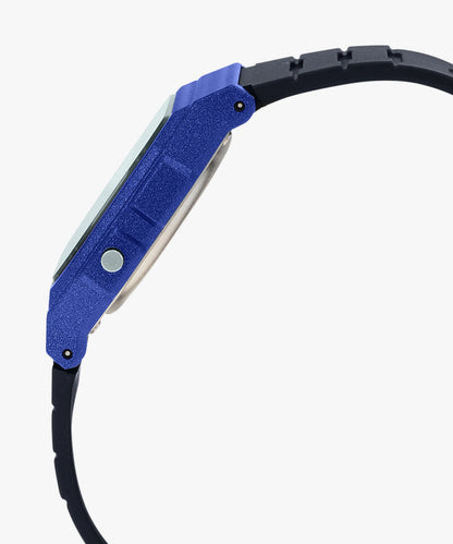 Casio F-91WM-2A Unisex Digital Watch, Blue Retro Design, Resin Strap
