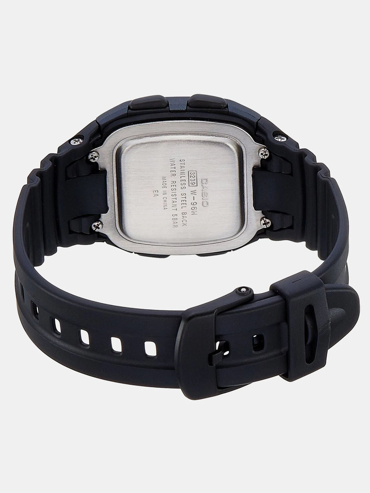 Casio W-96H-1AV Men’s Digital Watch, 10-Year Battery, Dual Time, Black