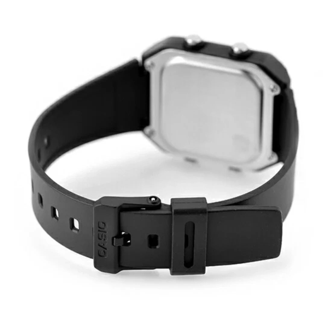 Casio W-221H-1AV Unisex Digital Watch, World Time, 10-Year Battery, Black