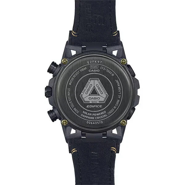 Casio Edifice EFS-S640ZE-1A Men’s Chronograph Watch, 50th Anniversary Limited Edition, Black & Gold