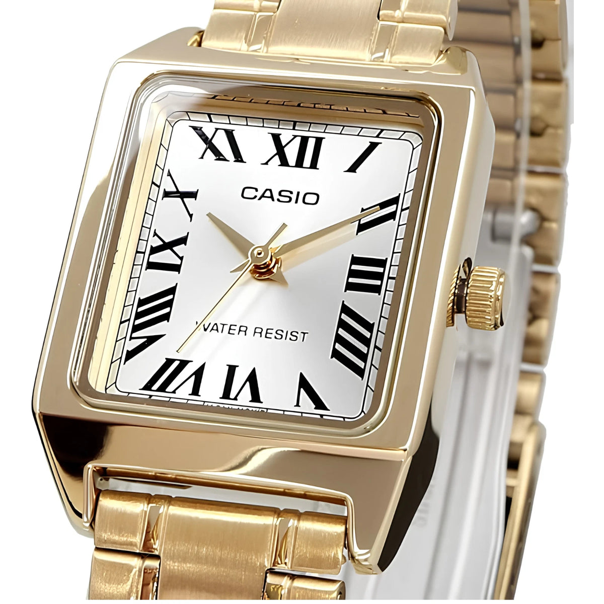 Casio LTP-V007G-9B Women’s Analog Watch, Gold Tone, Roman Dial, Stainless Steel