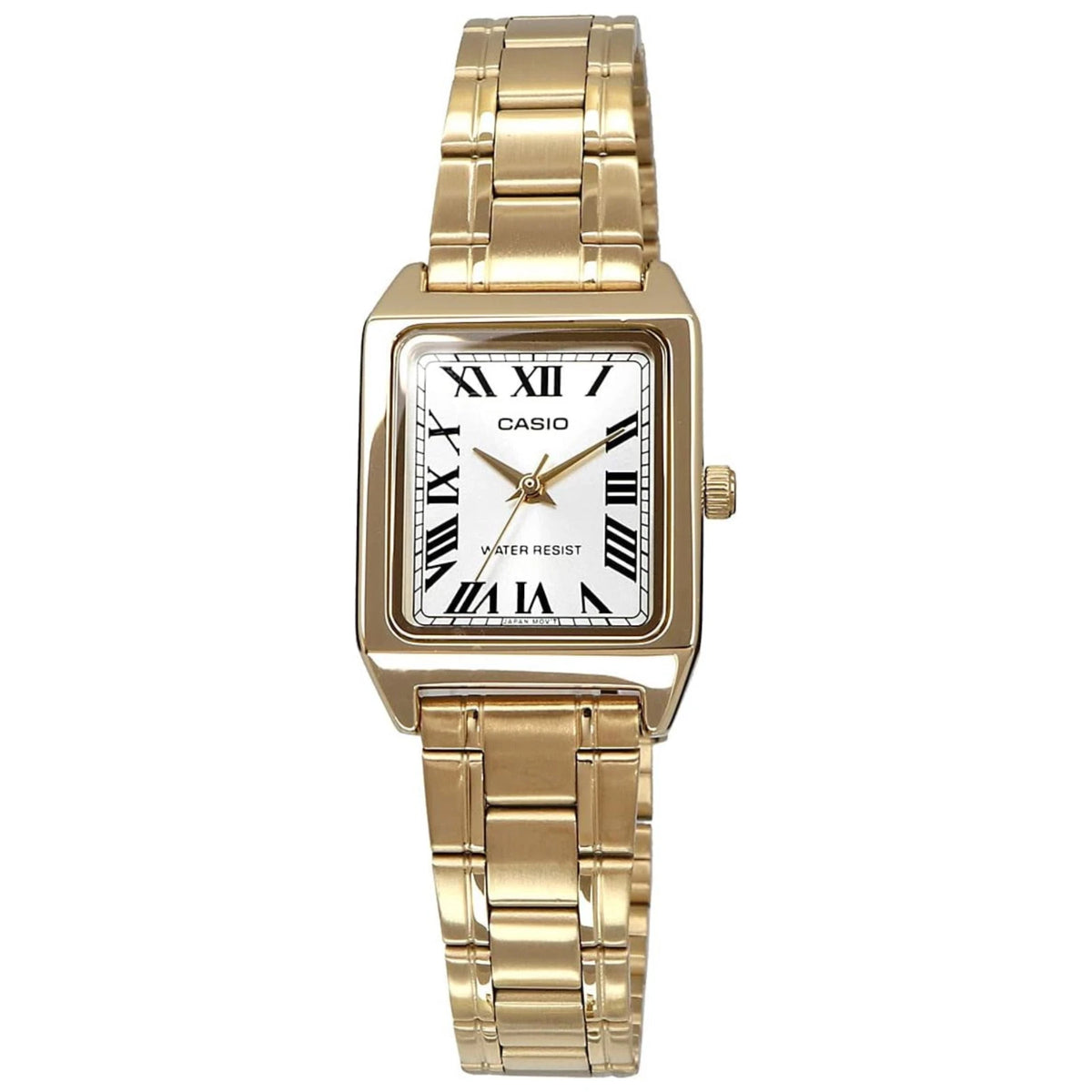 Casio LTP-V007G-9B Women’s Analog Watch, Gold Tone, Roman Dial, Stainless Steel