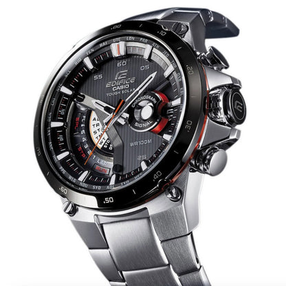 Casio Edifice EQW-A1000DB-1AER Men’s Solar Wave Ceptor Watch, Stainless Steel