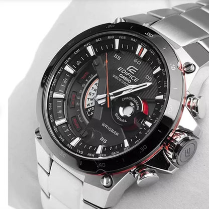 Casio Edifice EQW-A1000DB-1AER Men’s Solar Wave Ceptor Watch, Stainless Steel